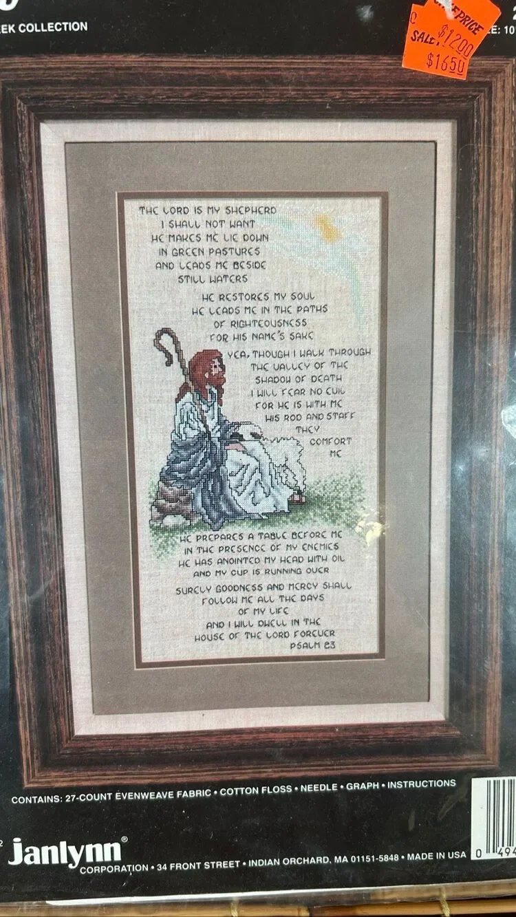 Janlynn Cross Stitch 80-131 The Lord is My Shephard